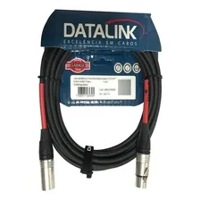 Cabo Balanceado Datalink Garage P/ Microfone Xlr Xlr 3 M Foto mini  3