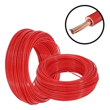 Cabo C/ação Termoplástica De Elétrica Bitola 2,5mm 10 Metros Cor da cobertura Vermelho Foto mini 4
