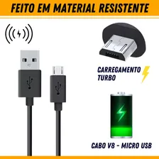 Cabo Carregador Compatível Para LG K8 K4 K10 K10 K11 K12 Q6 Cor Preto Foto mini  3