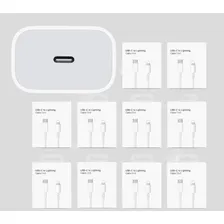 Cabo carregador iphone Genérica USB-C Branco Com Entrada Usb Tipo C Foto mini  3