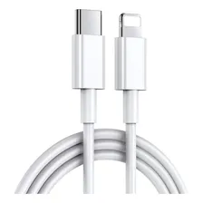 Cabo carregador iphone Genérica USB-C Branco Com Entrada Usb Tipo C Foto  mini 1