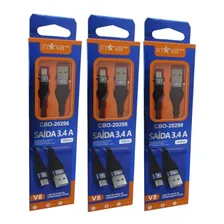 Cabo Carregador Micro Usb V8 Turbo Reforçado Android Foto mini  3