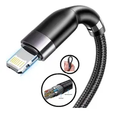 Cabo Carregador Para iPhone Turbo Carregador Rápido Dados Usb Reforçado Foto mini 4