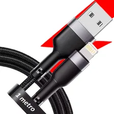 Cabo Carregador Para iPhone Turbo Carregador Rápido Dados Usb Reforçado Foto mini 2