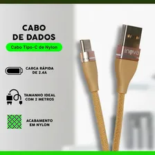 Cabo Carregador Usb Tipo C 2 Metros Inova Kit C/ 5 Unidades Cor Sortida Foto mini 4