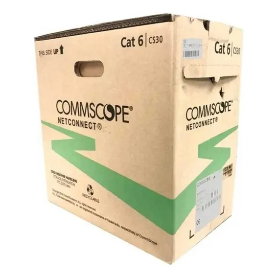 Cabo Cat6 Commscope Caixa C/ 305mt Azul Foto 1