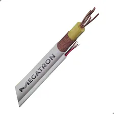 Cabo Coaxial 4mm 85% Malha - 100m Branco Megatron Cftv Foto mini 2