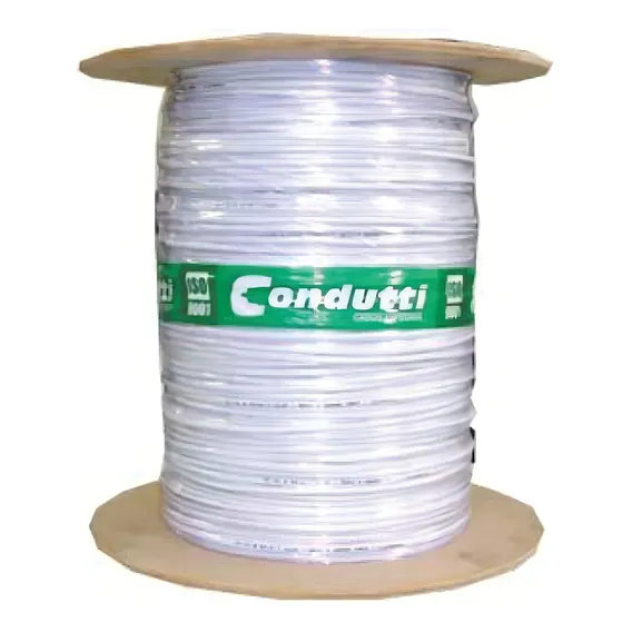Cabo Coaxial 4mm Cftv Dupla Blindagem Bobina 500m 100% Cobre Foto 1