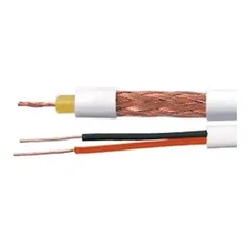 Cabo Coaxial Bipolar Blindado 4mm 500m Bobina 90% Malha G50c Foto mini  2