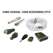 Cabo Coaxial Cftv 150m C/90%, Fonte15 A, Bnc E P4 G15pb40f15 Foto  mini 1