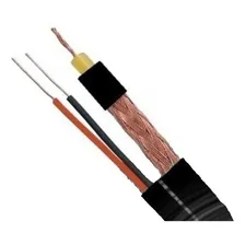 Cabo Coaxial Cftv 4mm Bip. Blindado 90% Malha 100mts Cc1p Foto mini 2