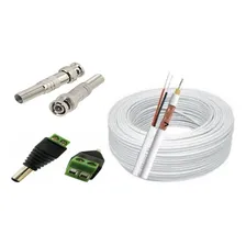 Cabo Coaxial Cftv 90% Malha 100m C/ 24 Conectores G1c24pb Foto mini 1