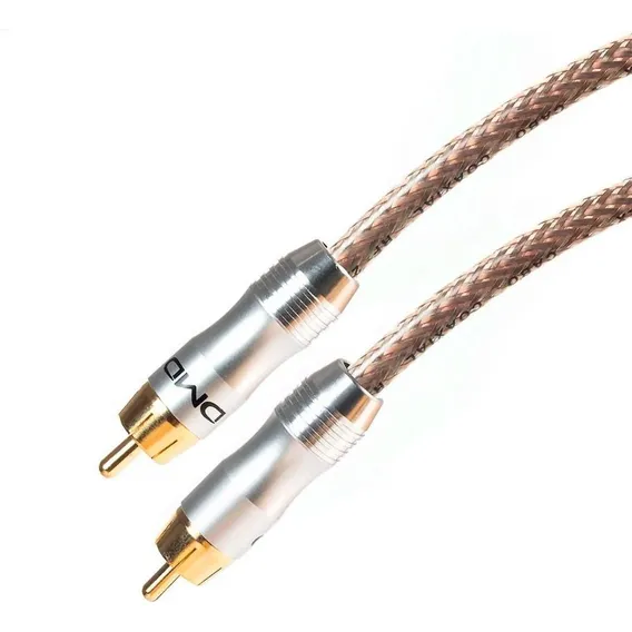 Cabo Coaxial Digital (spdif) Rca X Rca - Cristal 2 Metros Foto 1