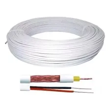 Cabo Coaxial Rf 4mm Bipolar 100m Ideal Cftv Camera Alarme 80 Foto mini 4