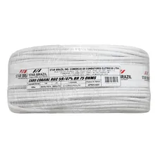 Cabo Coaxial Rg59 - 47% De Malha / 100 Metros Foto mini 2