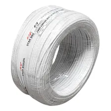 Cabo Coaxial Rg59 - 47% De Malha / 100 Metros Foto mini 3
