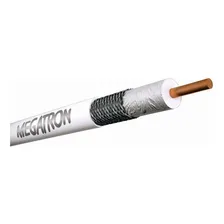 Cabo Coaxial Rg59 67% Malha Com 100 Mts Megatron Foto mini 3