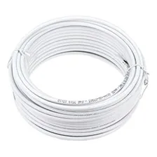 Cabo Coaxial Rg59 Malha 47% - 50 Metros Foto mini 1