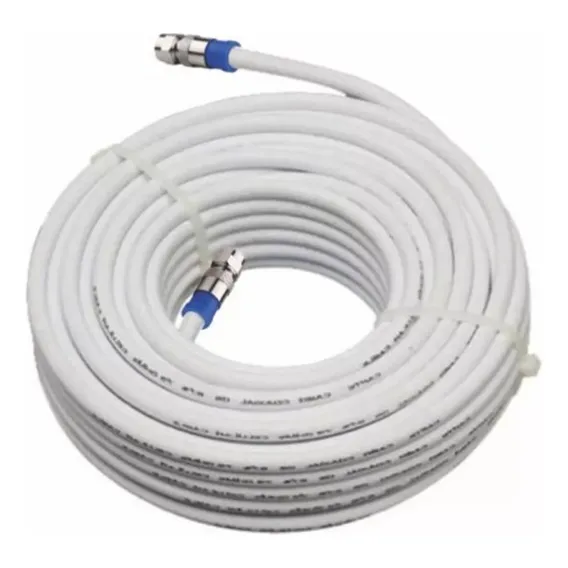 Cabo Coaxial Rg6 20m Foto 1