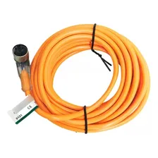 Cabo Com Conector K12 90° 4 Pinos Led 2m Para Sensor Foto mini 1
