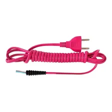 Cabo Com Luva P/prancha Chapinha Taiff Rosa 2x0,75mm² 10a Foto mini 1
