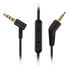 Cabo Compatível para Bose Audio Cable Quietcomfort3 Qc3 Qc-3 Com Controltalk Cor Preto Foto mini  2