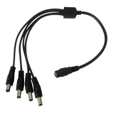 Cabo Conector Adaptador Rabicho P4 1 FĂȘmea E 4 Macho P/ Cftv Foto mini 1