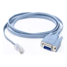 Cabo Console Cisco Serial Db9 Fêmea X Rj45 Macho Cor Azul Foto mini 4