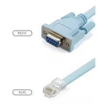Cabo Console Cisco Serial Db9 Fêmea X Rj45 Macho Cor Azul Foto mini 3