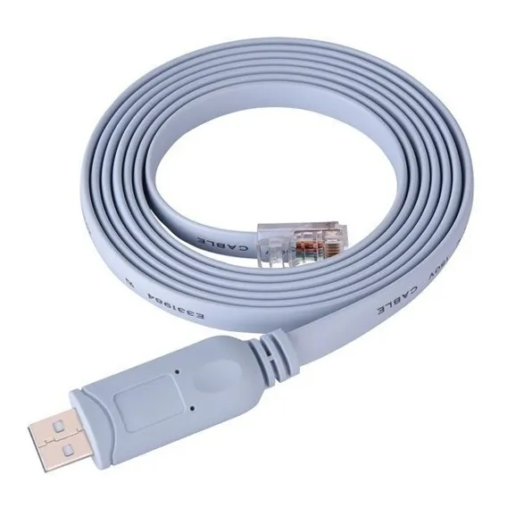 Cabo Console Usb Rj45 1,80mts Azul Foto 1