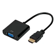 Cabo Conversor Adaptador De Video Hdmi Para Vga Apenas Vídeo Foto  mini 1