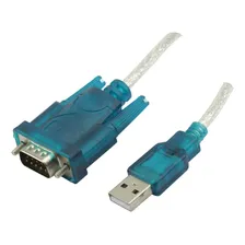 Cabo Conversor Porta Serial Rs232 Usb Azul Vga Macho 70cm Foto mini 3
