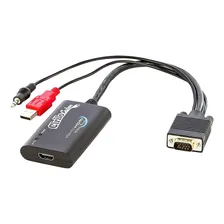 Cabo Conversor Vga Para Hdmi Com Áudio Usb Cirilo Cabos Foto mini 4