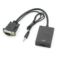 Cabo Conversor Vga Para Hdmi Com Cabo Áudio P2 + Cabo Usb Foto mini 1