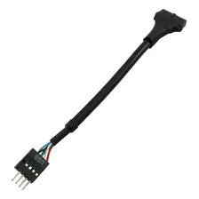 Cabo conversor Xtreme Pc Gaming Usb 3.0 de 20 pinos fêmea para USB 2.0 macho de 9 pinos Foto  mini 1