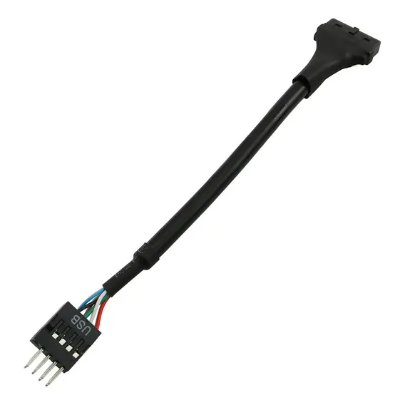 Cabo conversor Xtreme Pc Gaming Usb 3.0 de 20 pinos fêmea para USB 2.0 macho de 9 pinos Foto 1
