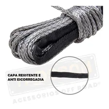 Cabo / Corda Sintético Kevlar 6mm X 15m Guincho Atv / Utv Foto mini 3