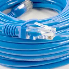 Cabo D Rede 10 Metros Lan Internet Crimpado Rj45 Cat5 Azul Foto mini 4
