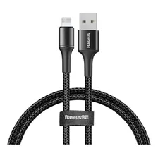 Cabo Dados Carregador Usb iPhone 5 iPhone 6 Baseus 7 Origina Cor Preto Foto mini 1