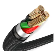 Cabo Dados Carregador Usb iPhone 5 iPhone 6 Baseus 7 Origina Cor Preto Foto mini 4