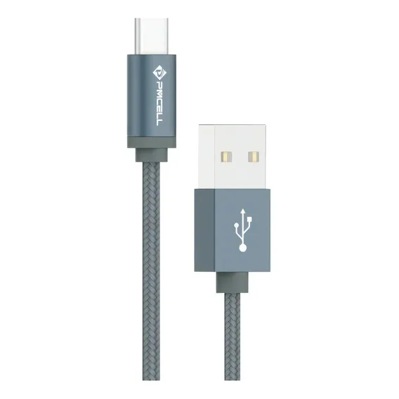Cabo Dados Turbo Usb Tipo C 1m Pmcell Cromo879 Cb-21 Foto 1