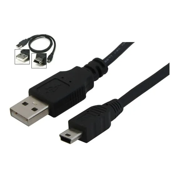 Cabo Dados Usb P/ Gps Garmim Nuvi 30 40 50 52 54 200 205 Cor Preto 1,5 metros Foto 1