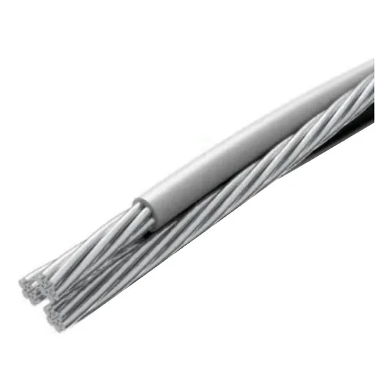 Cabo De Aluminio Com 2 Fase Encapadas Preto E Cinza + 1 Neutro Nu (desencapado) Cabo Aluminio Triplex 25mm 250 Metros Cor PTCZNU Foto 1