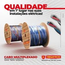 Cabo De AlumÃnio Triplex 16mm-70 Mts Neutro Isolado Megatron Foto mini 3