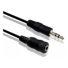 Cabo De Audio Extensor Extensão P2 X J2 1,8m P/ Fone Ouvido Foto  mini 1