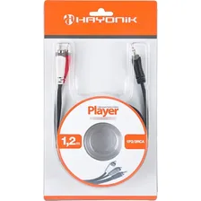 Cabo De Áudio Linha Player P2 X Rca2 1,2 Metros Hayonik Foto mini 3