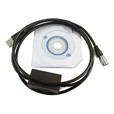 Cabo De Dados Usb Para Estação Total Sokkia Topcon Gowin 6pn Cor Preto Foto mini 1