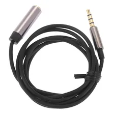 Cabo De Extensão Extensor P3 P2 4 Vias P/ Headset Celular Foto mini 2