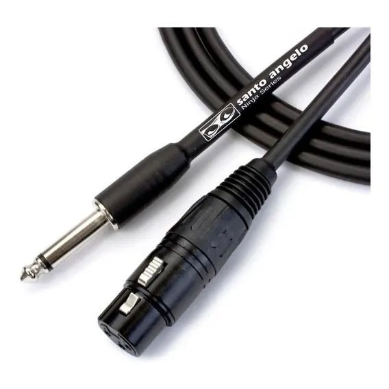Cabo De Microfone Santo Angelo Mod Ninja Hg B 20ft/6,10m Foto 1