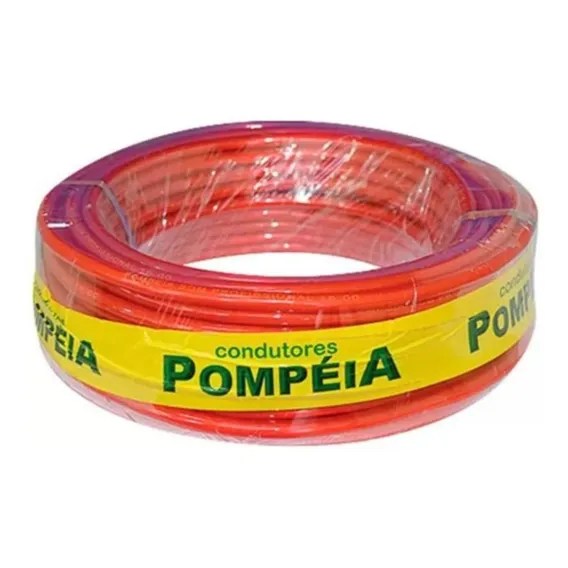 Cabo De Potencia 16mm Vermelho 25 Metros Pompeia Foto 1